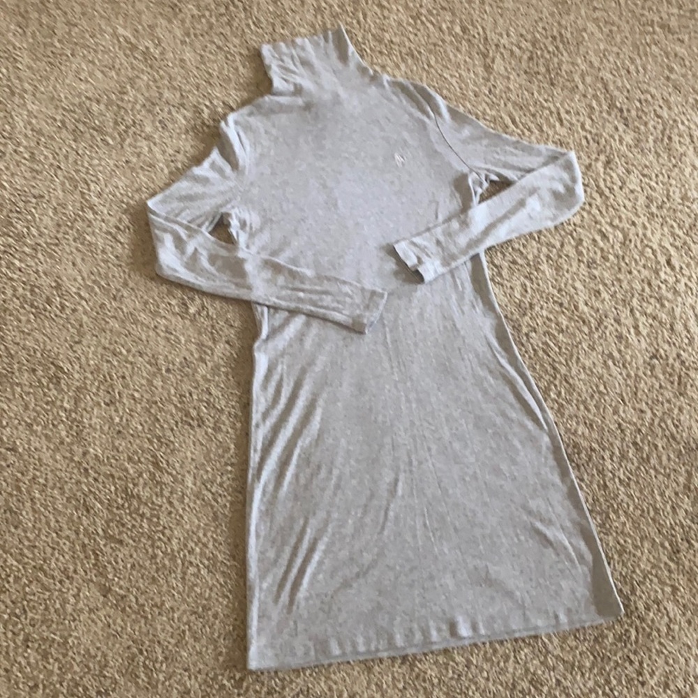 Ralph Lauren Sport gray turtleneck tshirt  dress M